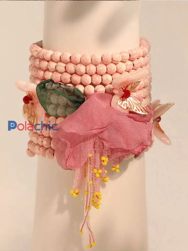 Bracelet Cancer du sein Rose Femme Rose / ONE