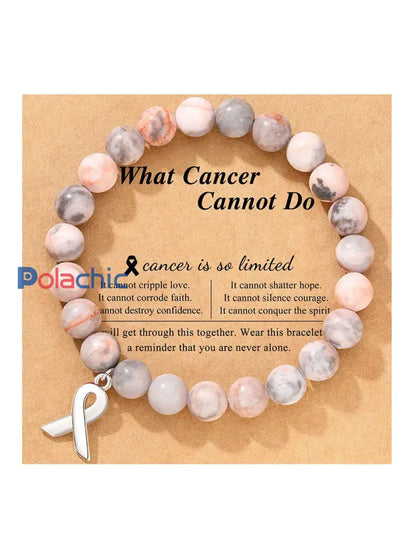 Bracelet Femme Cancer Du Sein Rose A / ONE