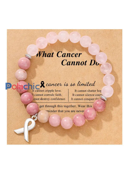 Bracelet Femme Cancer Du Sein Rose C / ONE