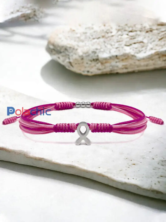 Bracelet femme cancer du sein rose Rose / ONE