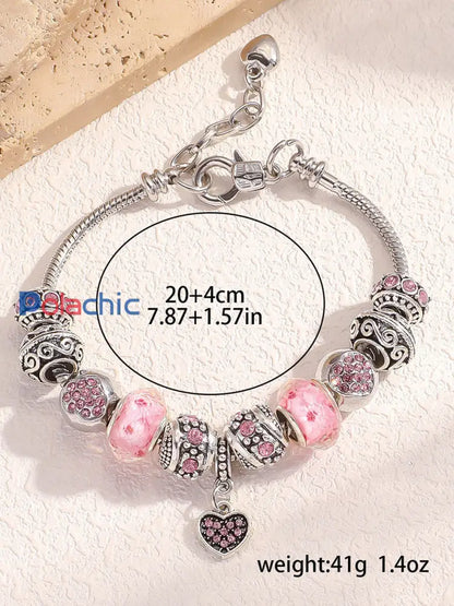 Bracelet femme cancer du sein rose Rose / ONE