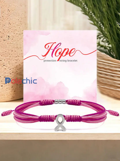 Bracelet femme cancer du sein rose Rose / ONE