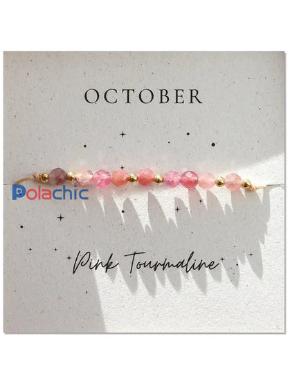 Bracelet Femme Rose Cancer Du Sein Ajustable rose / ONE