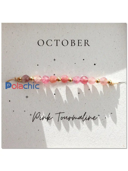 Bracelet Femme Rose Cancer Du Sein Ajustable rose / ONE