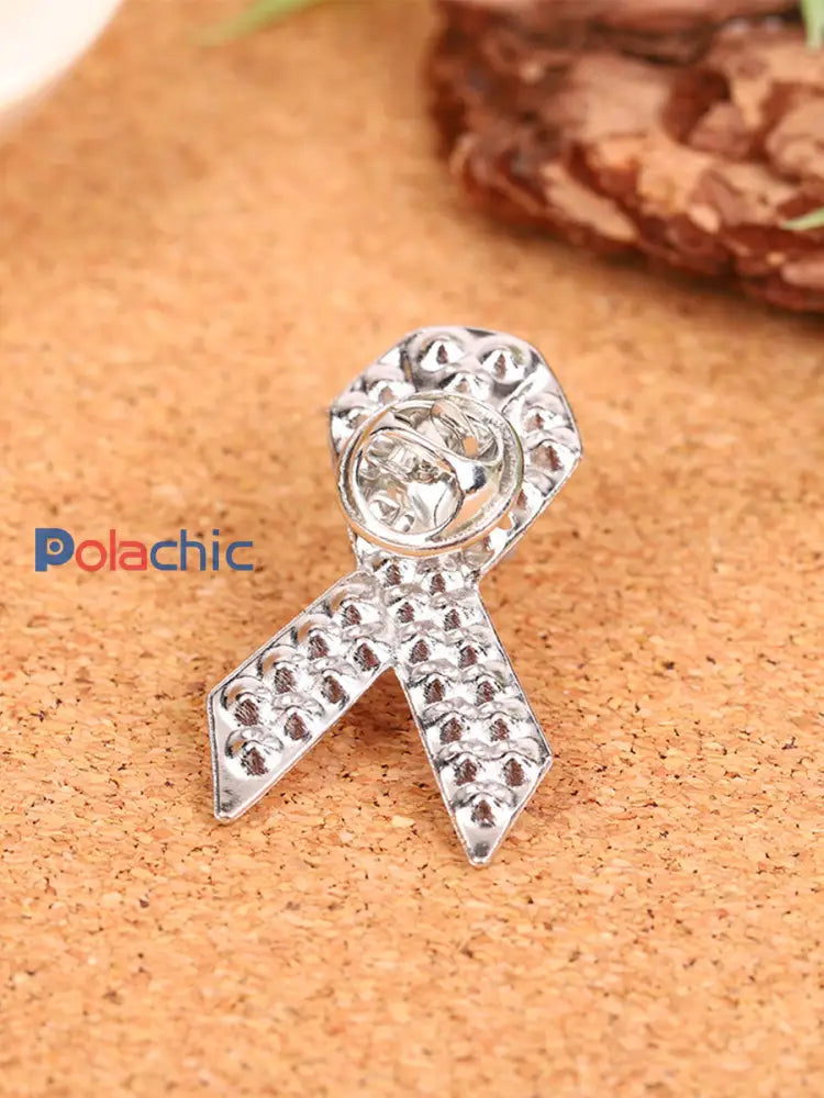 Broche ruban rose pour femme Cancer du sein Rose / JM