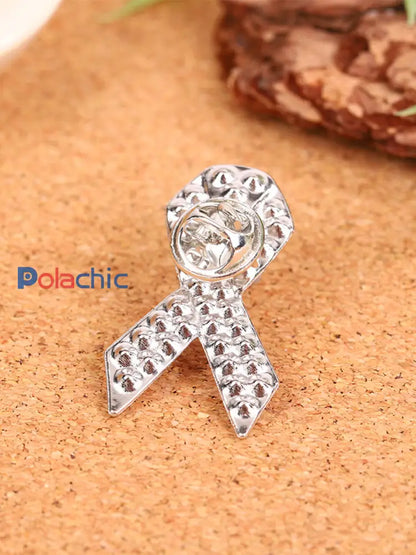 Broche ruban rose pour femme Cancer du sein Rose / JM