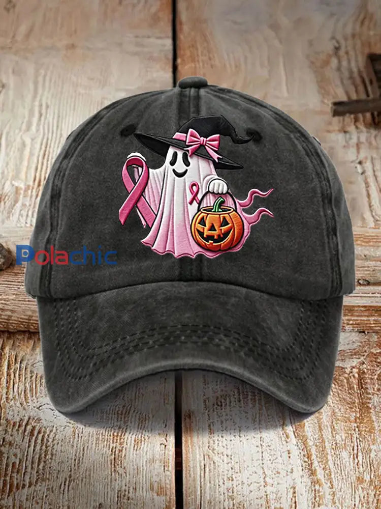 Casquette de baseball unisexe Cancer du sein Awarenessd noir / JM