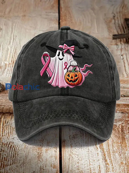Casquette de baseball unisexe Cancer du sein Awarenessd noir / JM