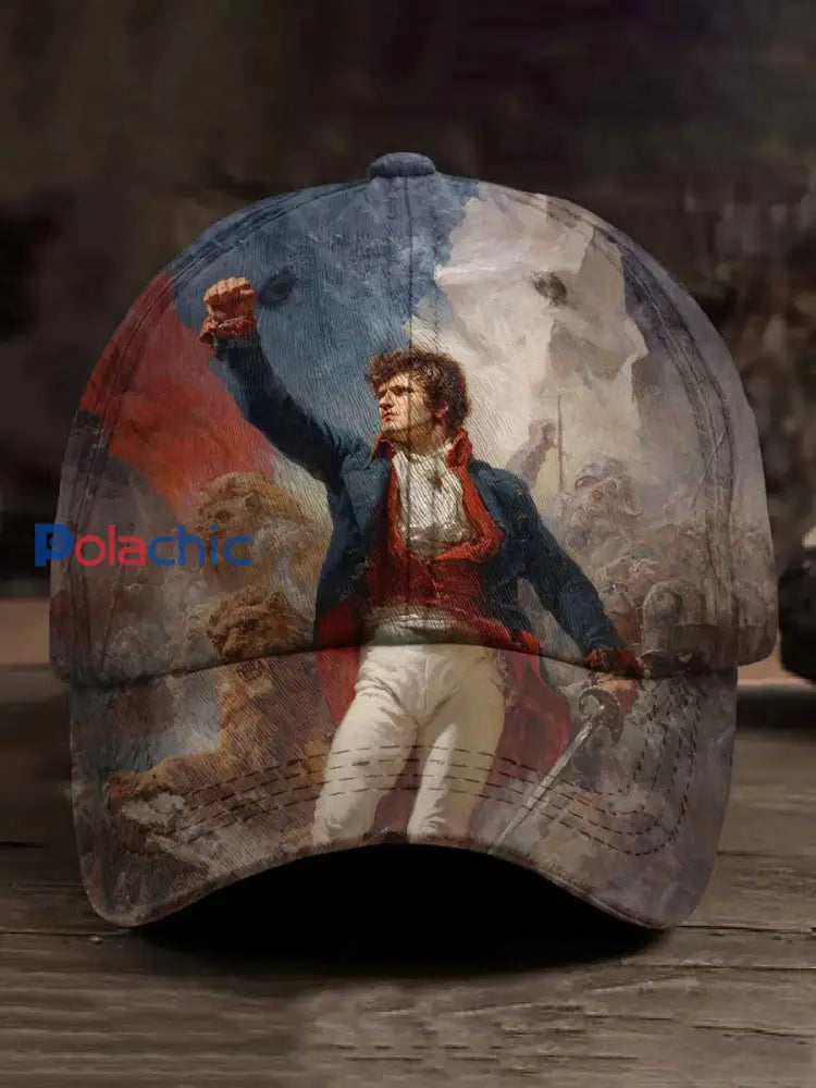 Casquette De Baseball Vintage Avec Motif Français comme image / ONE