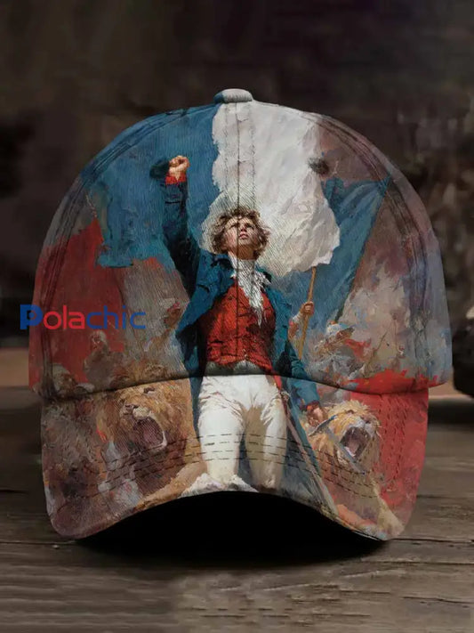 Casquette De Baseball Vintage Avec Motif Français comme image / ONE