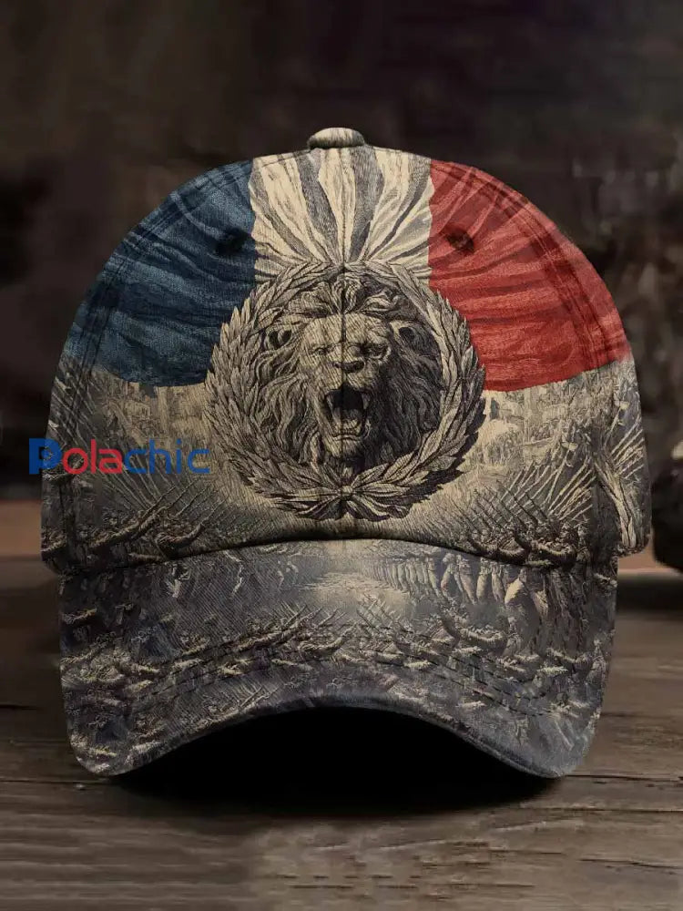 Casquette De Baseball Vintage Avec Motif Français comme image / ONE