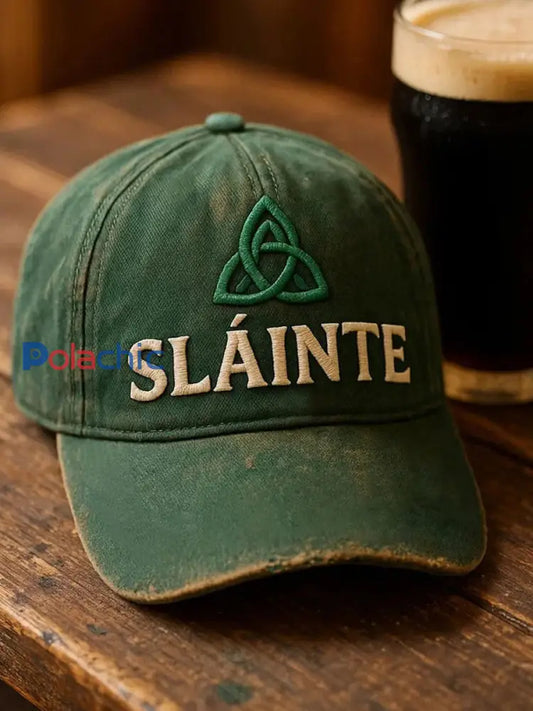 Casquette unisexe décontractée imprimée Saint-Patrick Vert / ONE