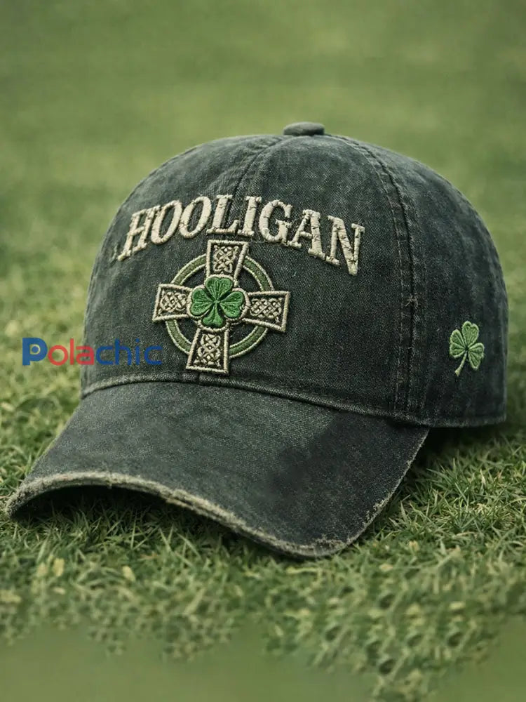 Casquette unisexe décontractée imprimée Saint-Patrick Vert / ONE
