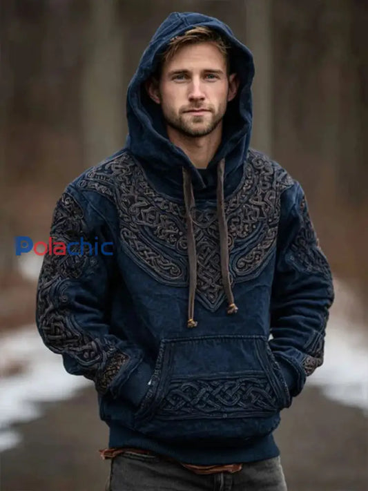Chandail à capuchon Viking Homme comme image / S