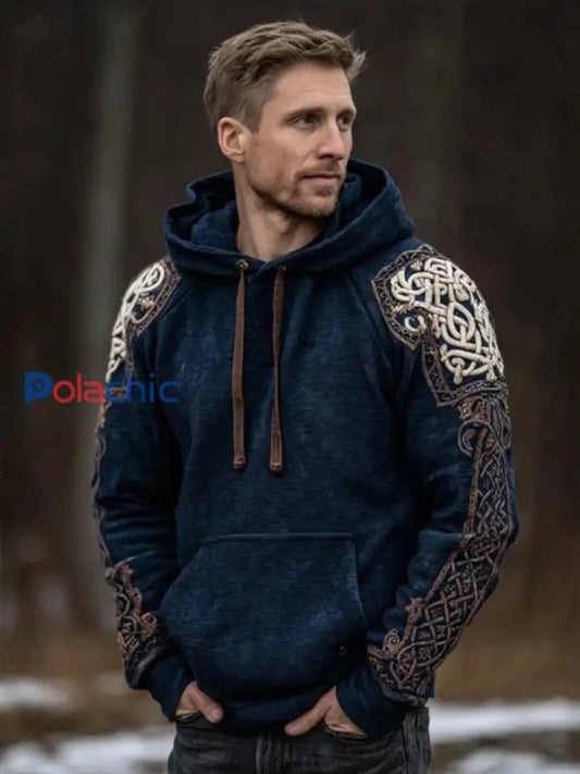 Chandail à capuchon Viking Homme comme image / S