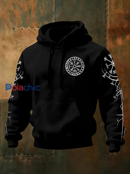 Chandail à capuchon Viking Homme Noir / S