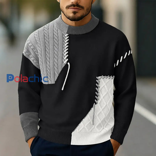 Chandail Automne/Hiver Homme Gris / M