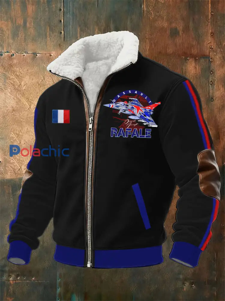 Chandail Avion De Chasse Français Dassault Homme Noir / S