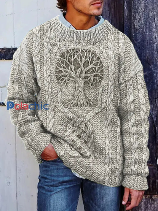 Chandail Viking pour hommes Abricot / S