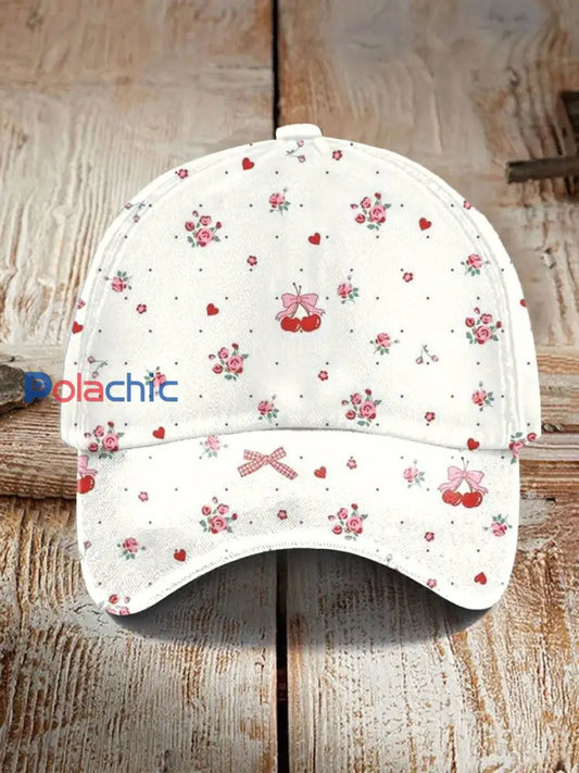 Chapeau à imprimé rose cancer du sein unisexe comme image / ONE