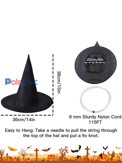 Chapeaux de sorcière d’Halloween Noir / ONE