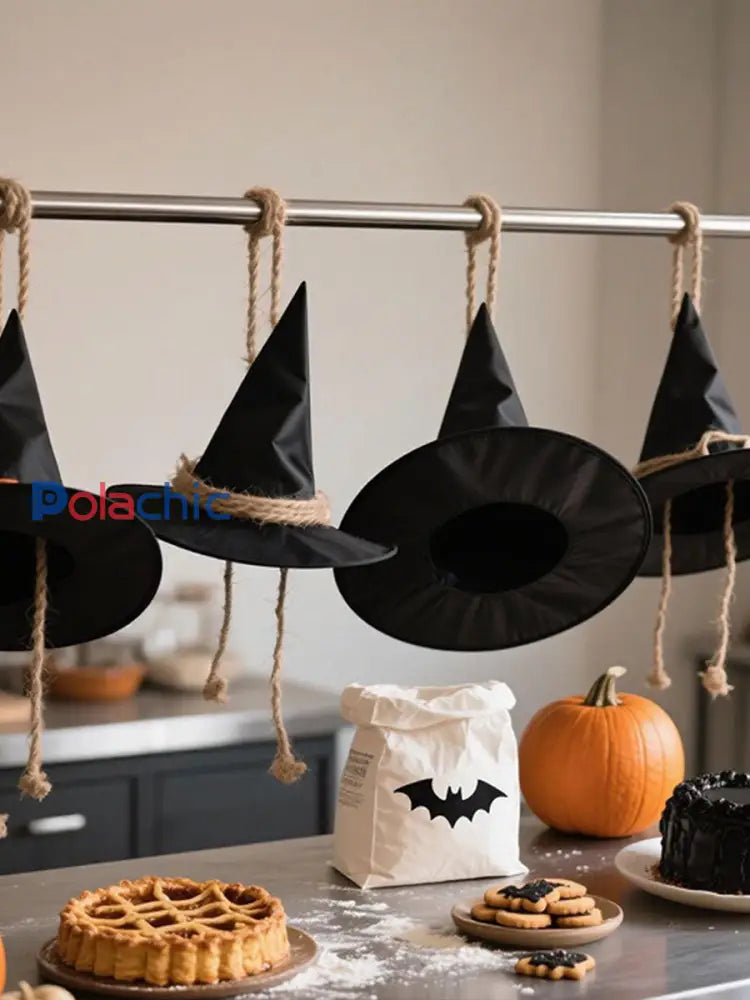 Chapeaux de sorcière d’Halloween Noir / ONE