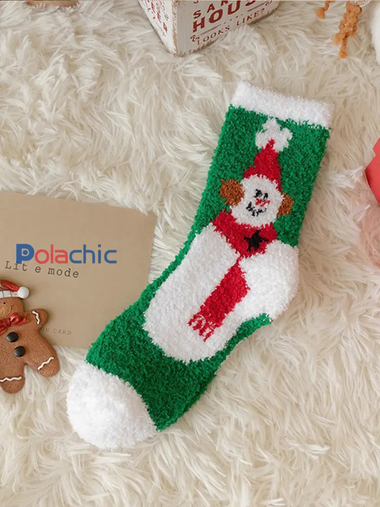 Chaussettes de Noël en peluche unisexe image 2 / UN