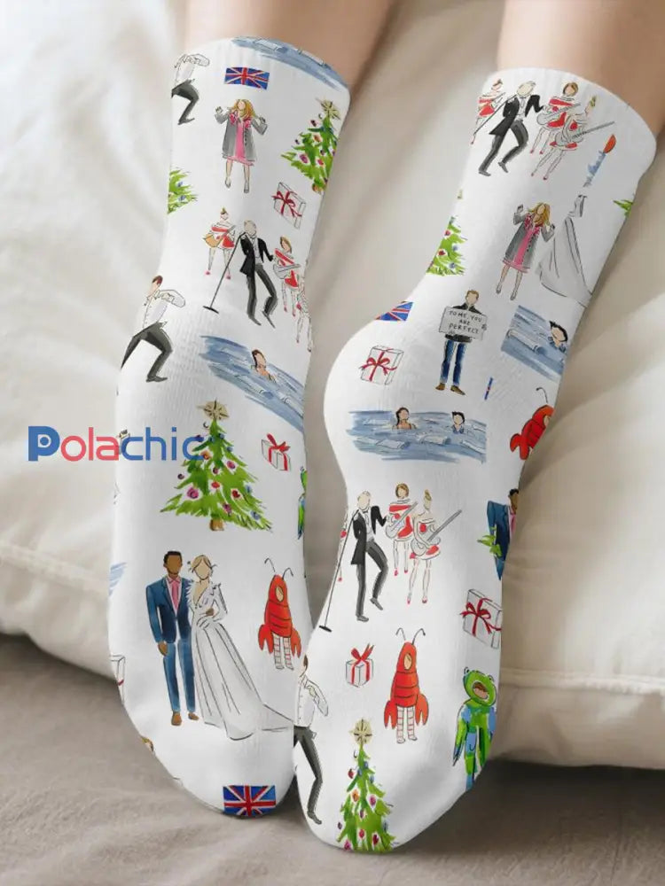 Chaussettes unisexes de Noël comme image / ONE