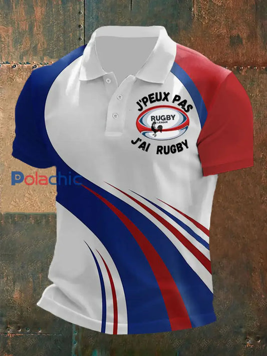 Chemise à manches courtes J’Peux Pas J’Ai Rugby Homme comme image / S