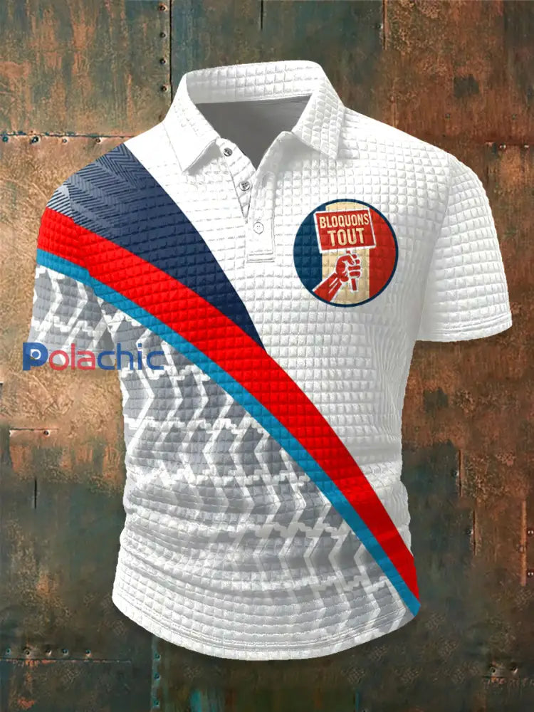 Chemise à manches courtes pour hommes Bloquons tout comme image / S