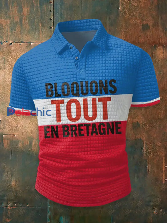 Chemise à manches courtes pour hommes Bloquons tout comme image / S