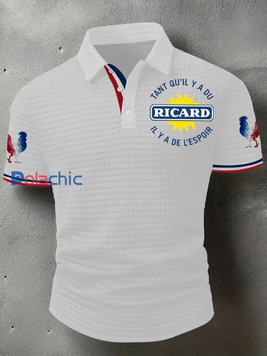 Chemise à manches courtes Tant Qu’il Y A Du Ricard Homme Blanc / S