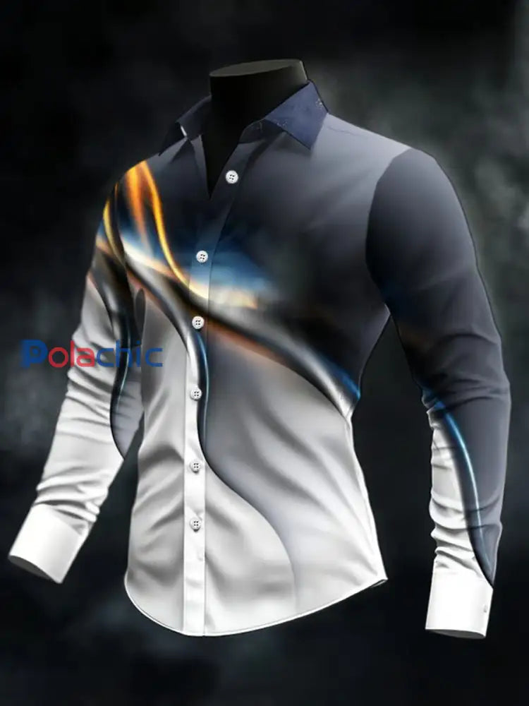 Chemise d’affaires décontractée pour hommes comme image / S