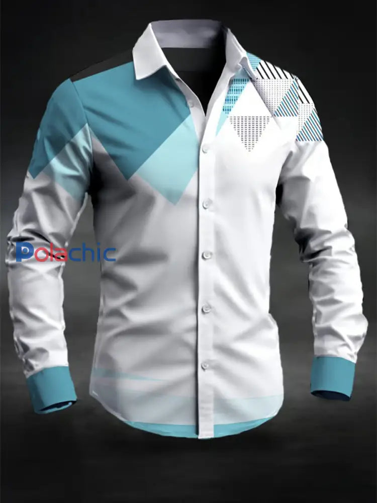 Chemise d’affaires décontractée pour hommes comme image / S