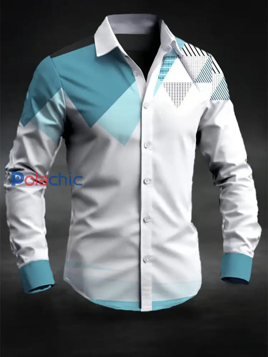 Chemise d’affaires décontractée pour hommes comme image / S