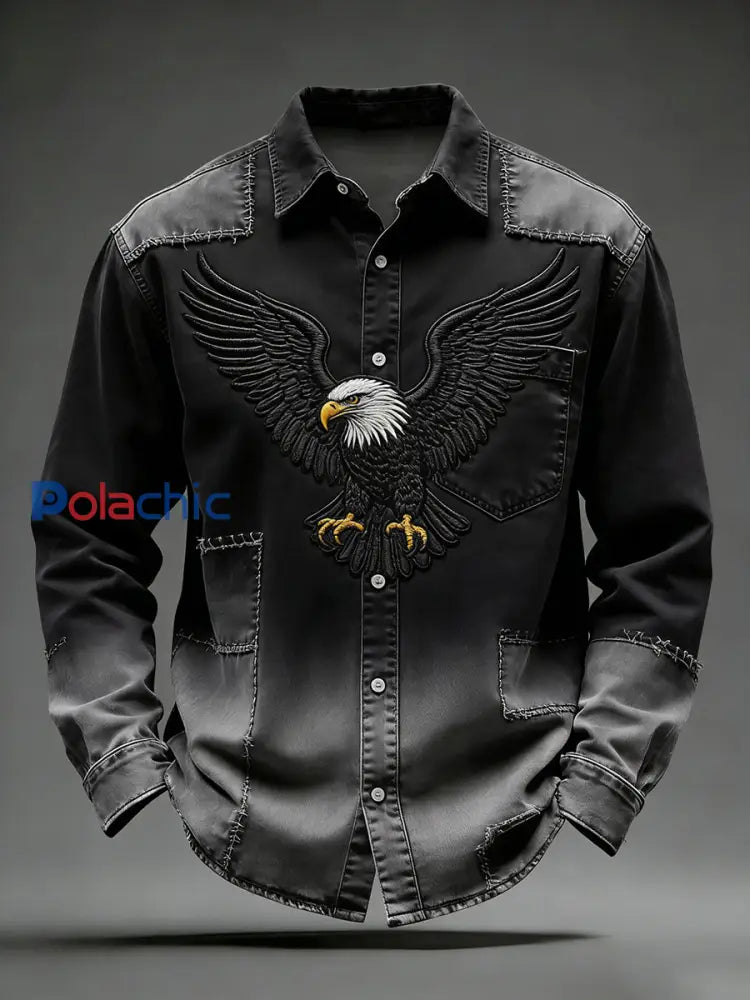 Chemise décontractée et confortable à blocs de couleur à imprimé animal rétro A / S