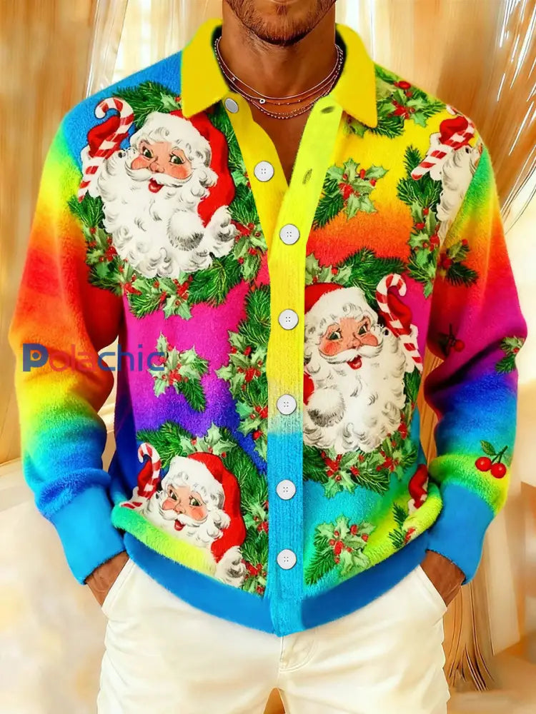 Chemise Santa Button-Up Homme comme image / S