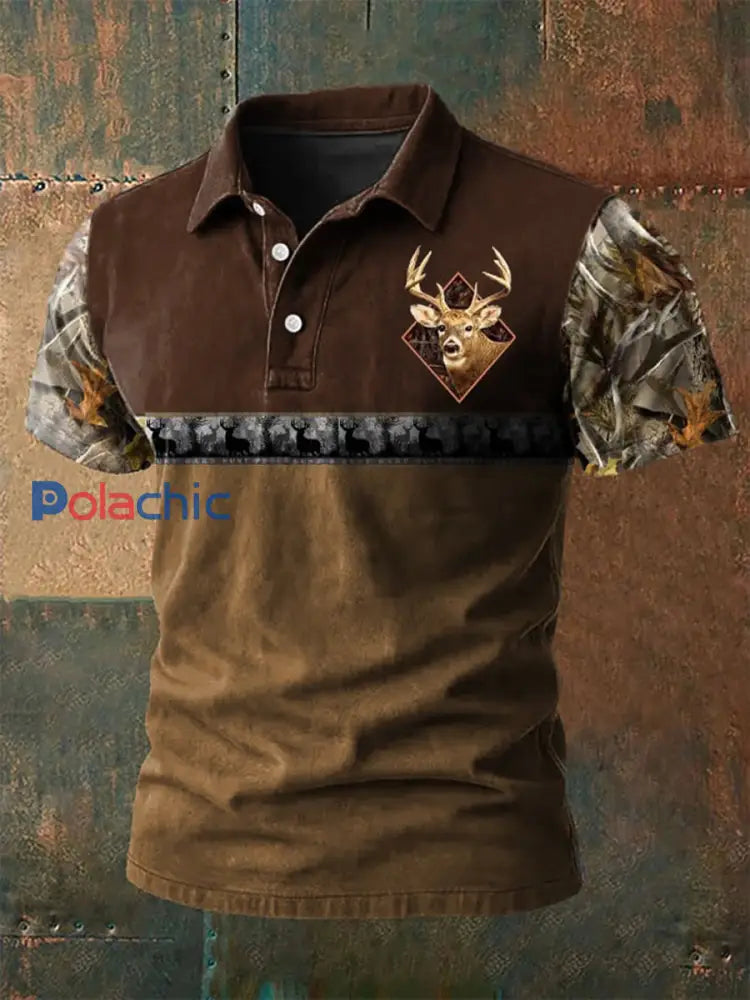 Chemise Western Elk Homme Brun Foncé / S