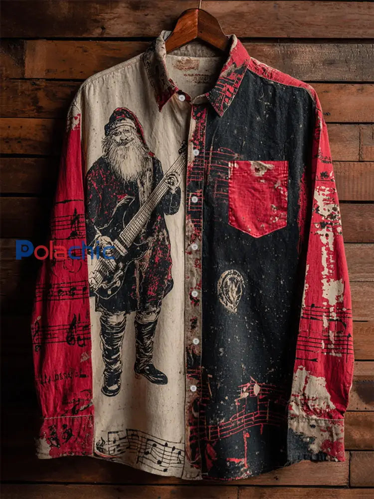 Chemises Bass Santa Claus pour hommes comme image / S
