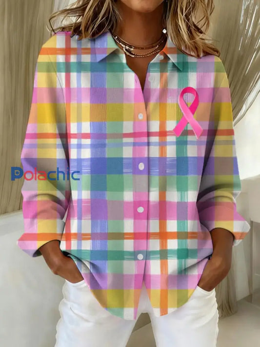 Chemises de sensibilisation au cancer du sein pour femmes comme image / S