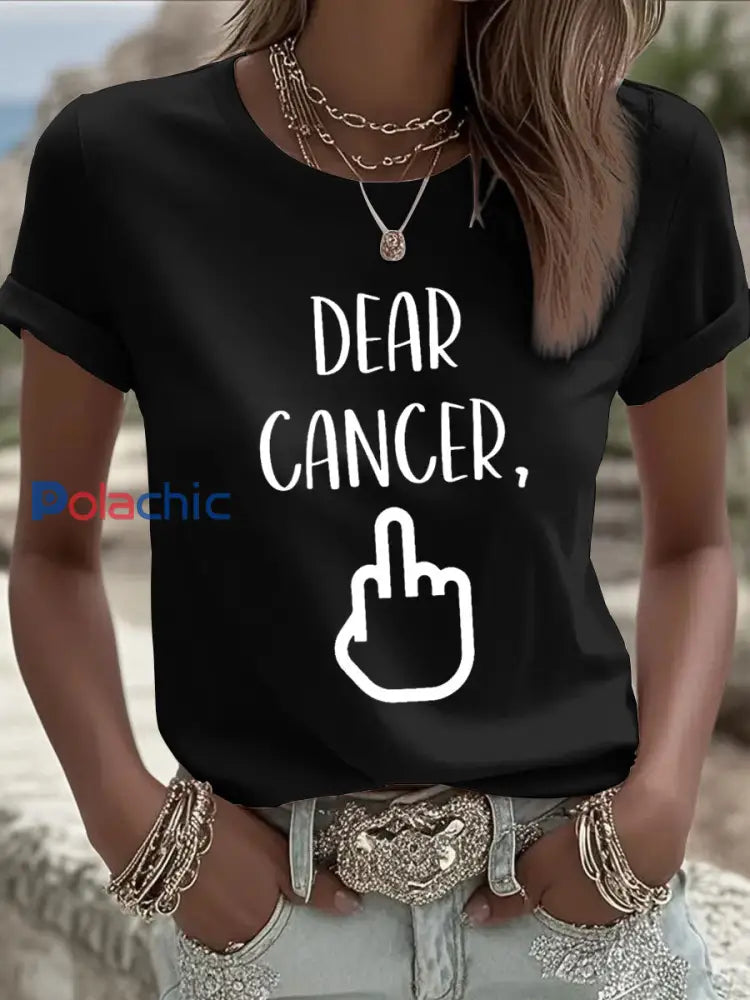 Cher cancer des femmes vous avez choisi la mauvaise chienne T shirts