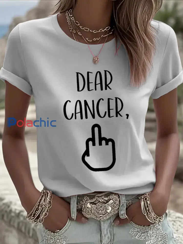 Cher cancer des femmes vous avez choisi la mauvaise chienne T shirts