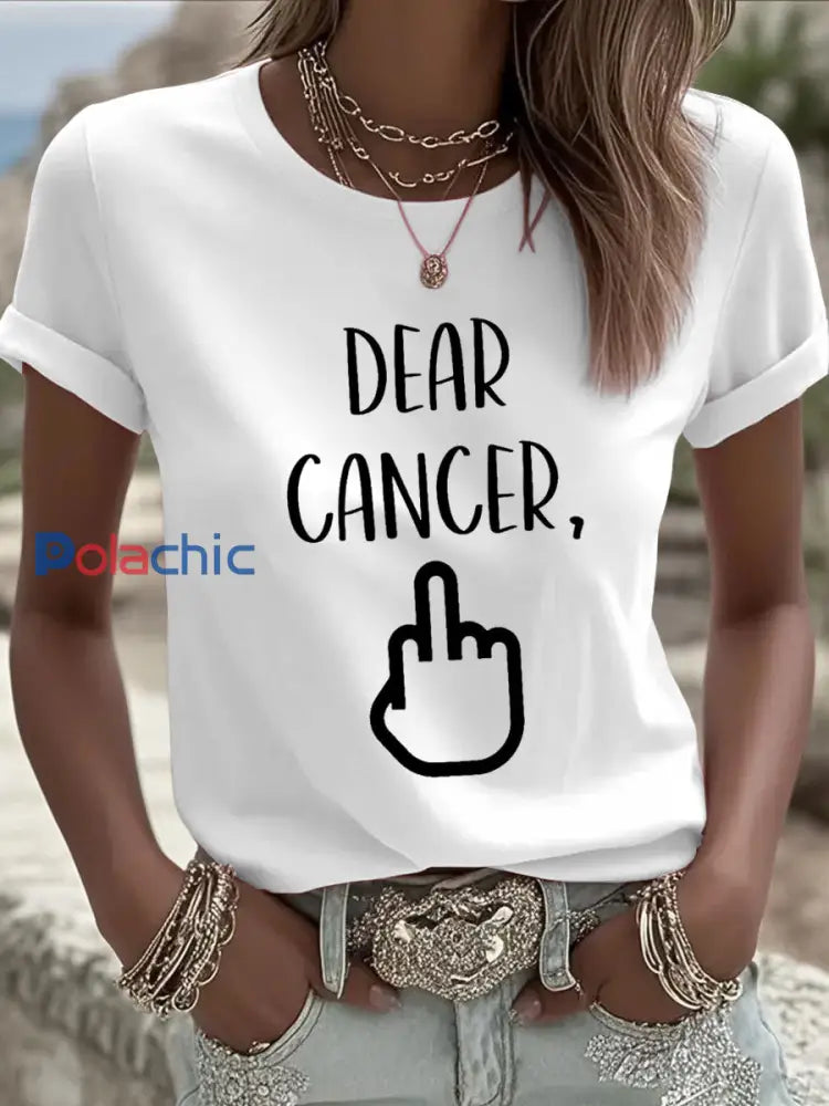 Cher cancer des femmes vous avez choisi la mauvaise chienne T shirts