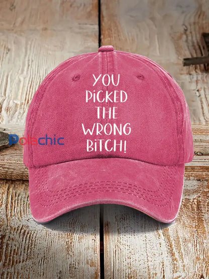 Cher cancer vous avez choisi la mauvaise chienne chapeaux neutres