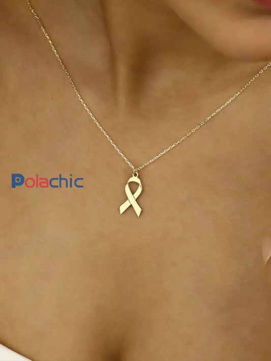 Collier cancer du sein pour femme Or / ONE