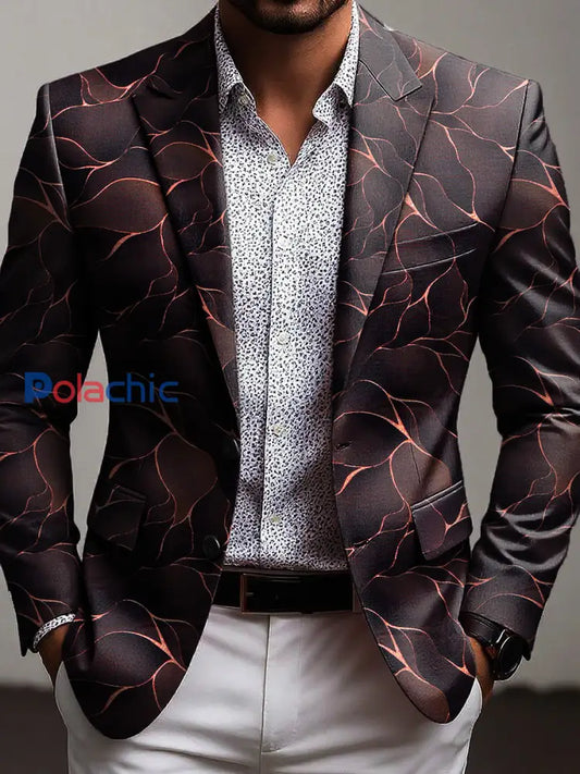 Costume Homme Bordeaux Texturé Marron / S
