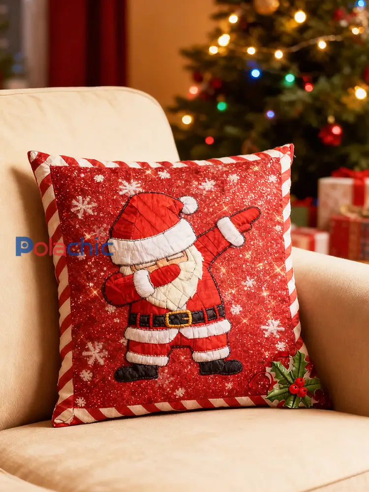 Coussin de Père Noël Fun Rouge / UN