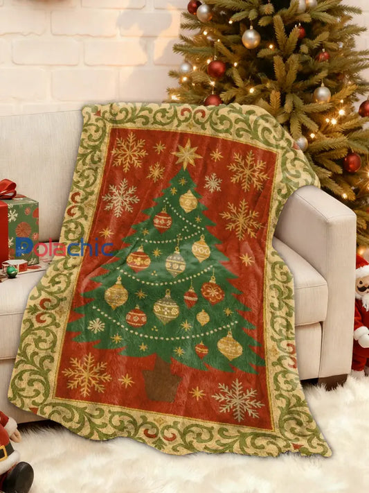Couverture rétro à motifs de Noël comme image / UN