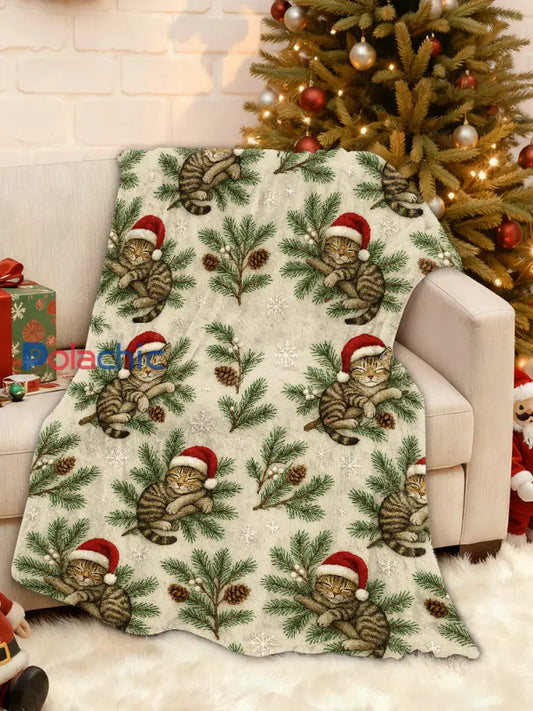 Couverture rétro à motifs de Noël comme image / UN