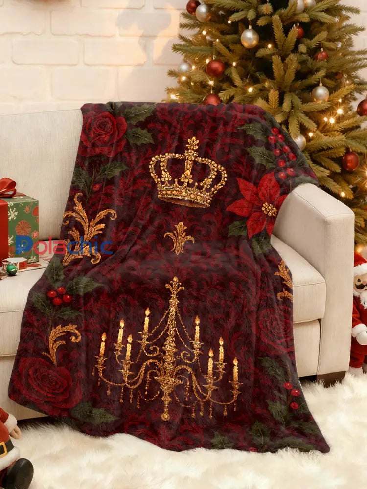 Couverture rétro à motifs de Noël comme image / UN